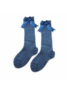 iN ControL 876-2 knee socks BLUE