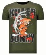 Local Fanatic Killer bunny rhinestone t-shirt