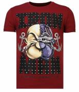 Local Fanatic Iron man popeye rhinestone t-shirt