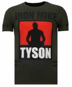 Local Fanatic Iron mike tyson rhinestone t-shirt