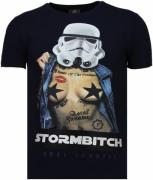 Local Fanatic Stormbitch rhinestone t-shirt