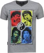 Local Fanatic Bruce lee ying yang t-shirt