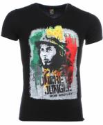 Local Fanatic T-shirt bob marley concrete jungle print