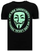 Local Fanatic T-shirt we are anonymous